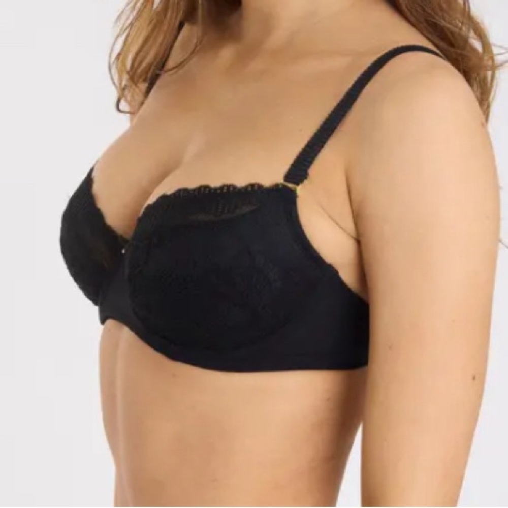 RED - Change Mariah Lace Balconette Bra with Wire - Size 28G